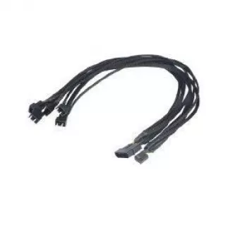 Akasa FLEXA FP5 0.45 m - 4-pin Molex PWM ventilācijas kabelis