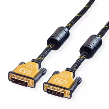DVI-D kabelis ROLINE GOLD 5m 11.04.5514