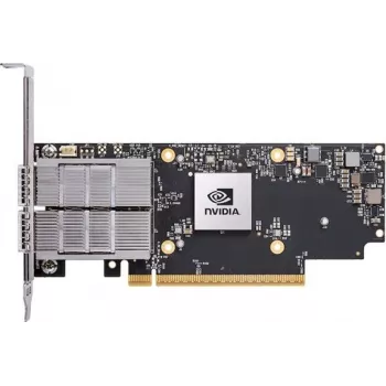 NVIDIA Mellanox ConnectX-7 MCX755106AS-HEAT tīkla karte, divu portu QSFP112, 200Gbit, HHHL