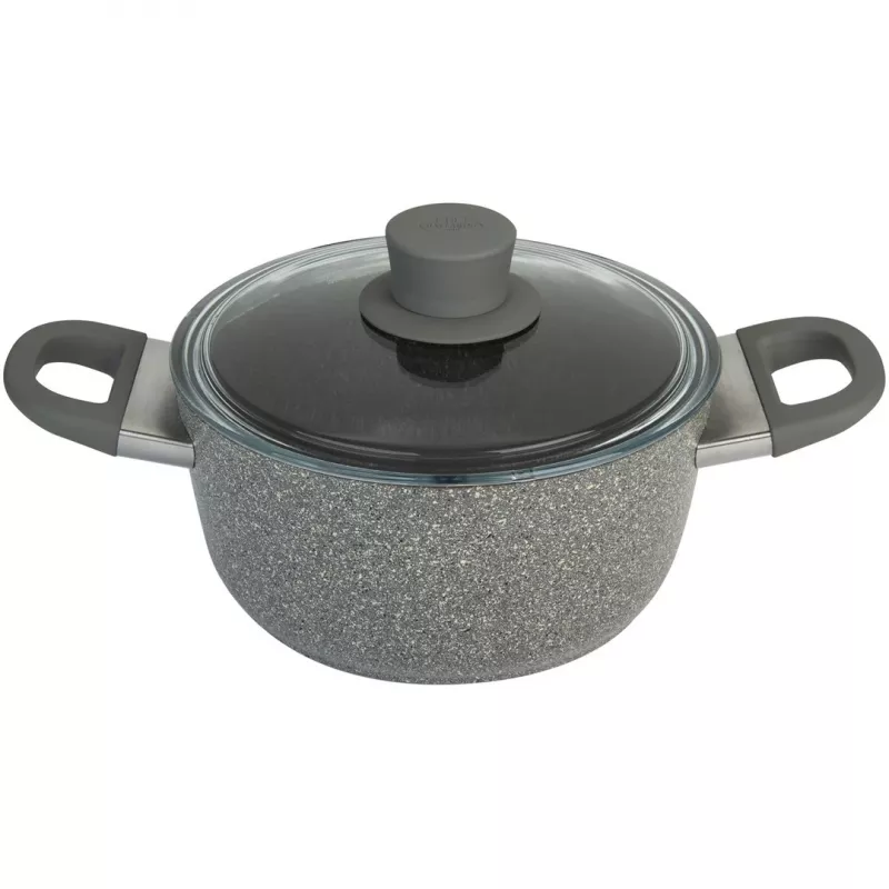 Indukcijas granīta katls ar vāku Ballarini Murano - 4.8 l