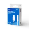 USB Type-C (vīr.) – Jack 3.5mm (siev.) audio adapter balts SAVIO AK-52