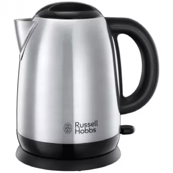 Elektriskā tējkanna Russell Hobbs 1.7 L 2400 W Melna Sudraba