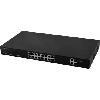 PULSAR SF116 pārvaldāms tīkla slēdzis Fast Ethernet (10/100) PoE 1U melns