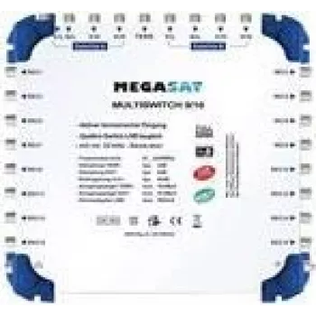 Satelītu daudzslēdzis Megasat 0600153 9 ieejas 16 izejas
