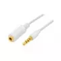shiverpeaks 2 x 3,5 mm - 2 m balts (BS33112)