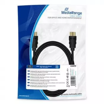 HDMI kabelis MediaRange MRCS210 2m, HDMI A tipa vīrišķais, apzeltīti kontakti