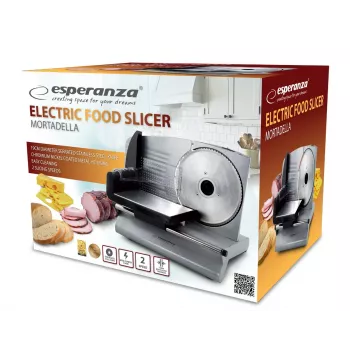 Elektriskais šķēlējs ESPERANZA EKM018K, nerūsējošā tērauda korpuss, 150 W, 19 cm asmens, max šķēle 1.5 cm
