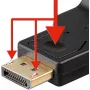 Goobay DisplayPort–VGA adapteris 1.1, 0,15 m (60606)