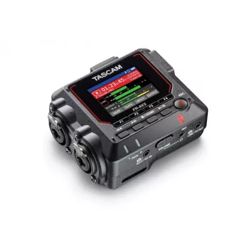 Portatīvais audio ierakstītājs Tascam FR2-AV — 2 kanāli, 2 XLR kombinētās ieejas, USB-C interfeiss, 48–192 kHz, 24/32 biti, microSD līdz 512 GB