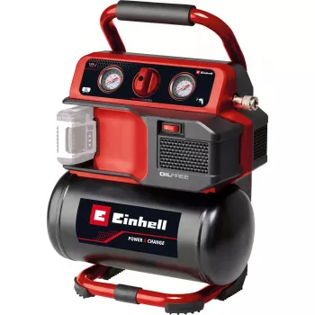 Bezvadu kompresors Power X-Change TE-AC 18/75 Li OF-Solo, 18V (melns/sarkans, bez akumulatora un lādētāja)