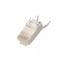 Extralink RJ45 savienotājs CAT6A FTP 8P8C, caurspīdīgs, vīrietis/sieviete, 1 gab.