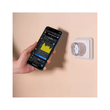 Viedā kontaktligzda Shelly Plug S Gen3 — Wi‑Fi viedais spraudnis ar enerģijas monitoringu, F tips, 110–230 V, 2500 W, balts