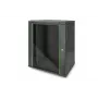 DIGITUS Dynamic Basic DN-19 16-U-EC-SW – 19 inch tīkla skapis sienas montāžai, 16U, melns (RAL 9005)