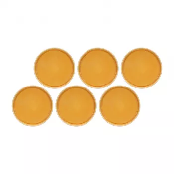 Arpeggio 6 salātu šķīvju komplekts 21 cm, oranžs