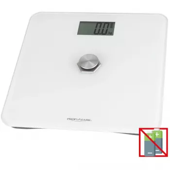 Elektroniskie personīgie svari Profi-Care PC-PW 3112 — 180 kg, 100 g precizitāte, 310×310×44 mm, LCD displejs