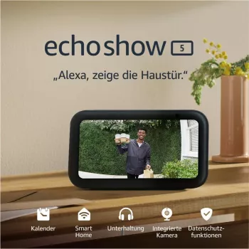 Viedais skaļrunis Amazon Echo Show 5 (3. paaudze), Melns