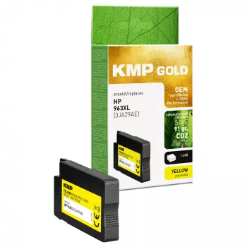 Kasetne KMP GOLD HP 963XL (3JA29AE) dzeltena