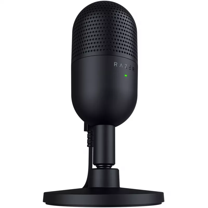 Galda mikrofons Razer Seiren V3 Mini, USB-C, superkardioīds, 20–20000 Hz, 96 kHz, 24-bit, melns