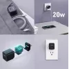 Mini sienas lādētājs AUKEY PA-Y20S Balts 1xUSB-C 20W PD Power Delivery