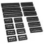 Corsair CP-8920257 kabeļu organizators, melns, 17 gab.