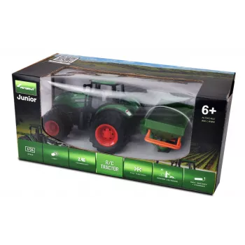 Traktors Amewi 22639 ar elektromotoru mērogā 1:24, vecumam no 6 gadiem