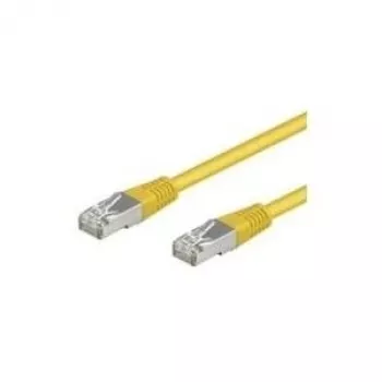 Wentronic Goobay CAT 5e Patch Kabelis, SF/UTP, Dzeltens, 1 m - CCA Vara Maisījums (68065)