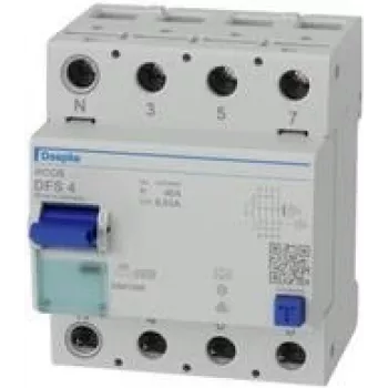 DOEPKE RCD Slēdzis 40A DFS4A040-4/0,03-A Tips A 4-polu 30mA 230/400V DFS4-040-4/0,03-A (09134901)