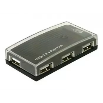 USB Hubs DeLOCK 4 Portu ārējais USB 2.0 480 Mbit/s