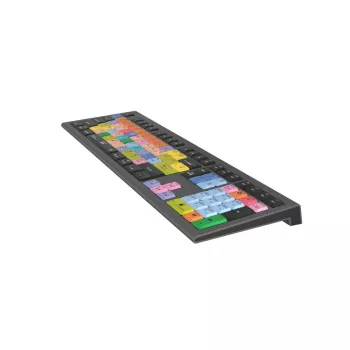 Tastatūra Logickeyboard LKB-LOGXP2-A2M-UK Universāla USB QWERTY UK Angļu Melna
