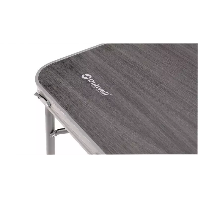 Āra galds Outwell Coledale L – alumīnija rāmis, sveķu virsma, 800×1200 mm, 8.4 kg, pelēks