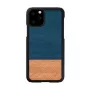 Man and Wood aizsargmaciņš iPhone 11 Pro — džinsa melns