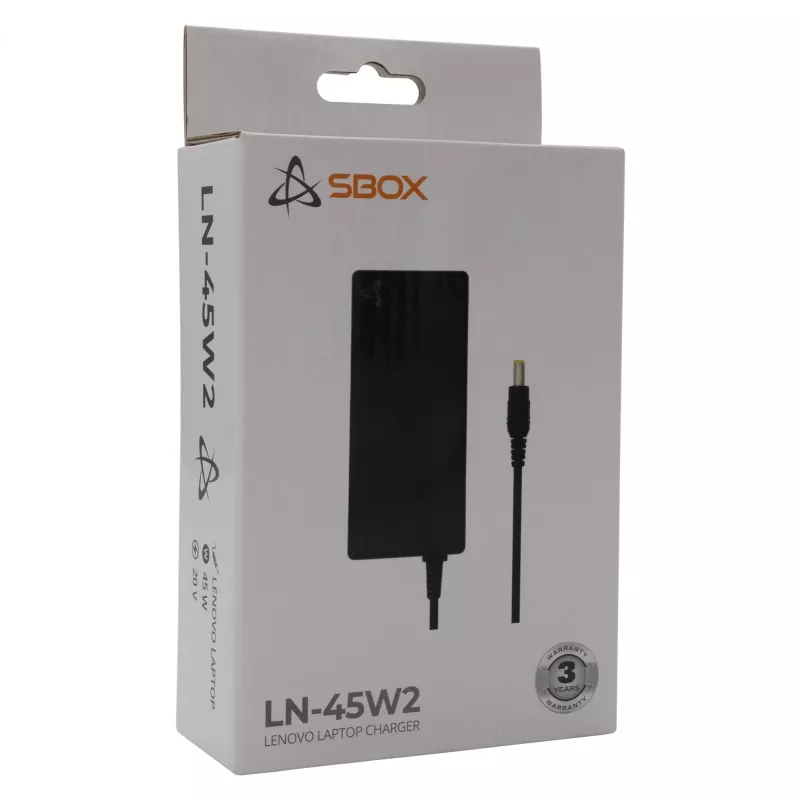 Sbox LN-45W2 lādētājs Lenovo klēpjdatoriem ar apaļo savienotāju