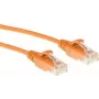 ACT Orange 2 m LSZH U/UTP CAT6 datacenter slimline patch kabelis ar snagless RJ45 savienotājiem