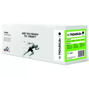 Tonera kasetne Brother TN248XLBK TB-TN248XLBN 100% jauna melna