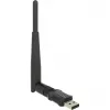 DeLock USB2.0 Dual Band WLAN ac/a/b/g/n tīkla adapteris - USB2.0 - 802.11b/a/g/n/ac - Melns (12462)