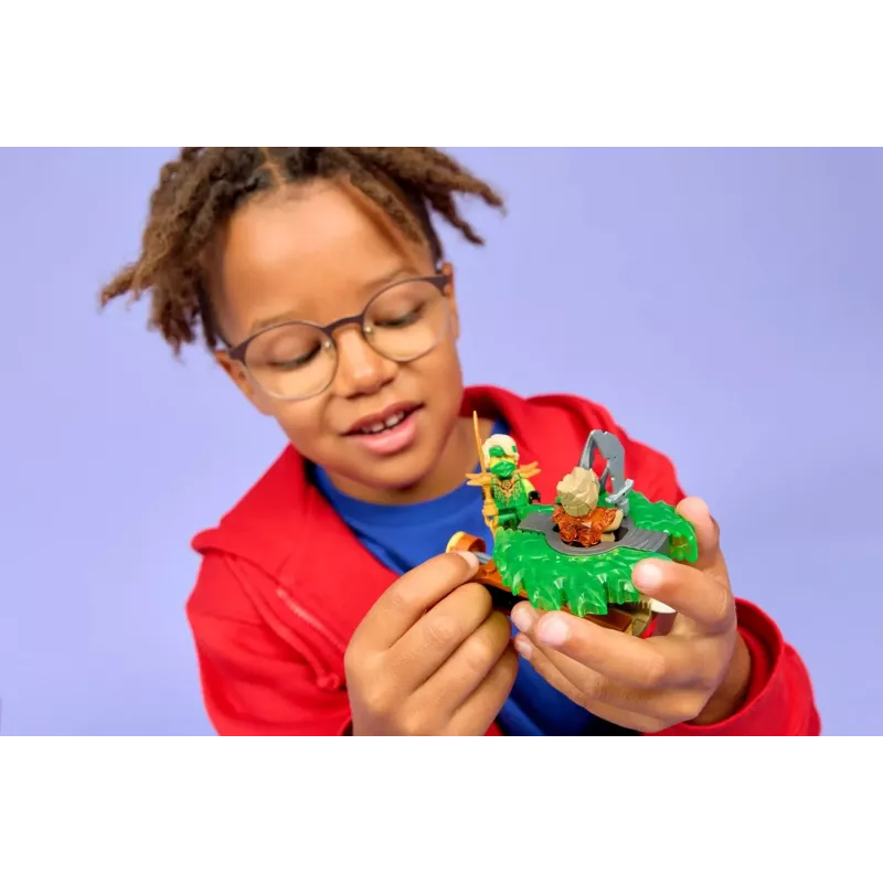 LEGO NINJAGO 71850 Lloids pret Elementāro Briesmoņu Vērpēju