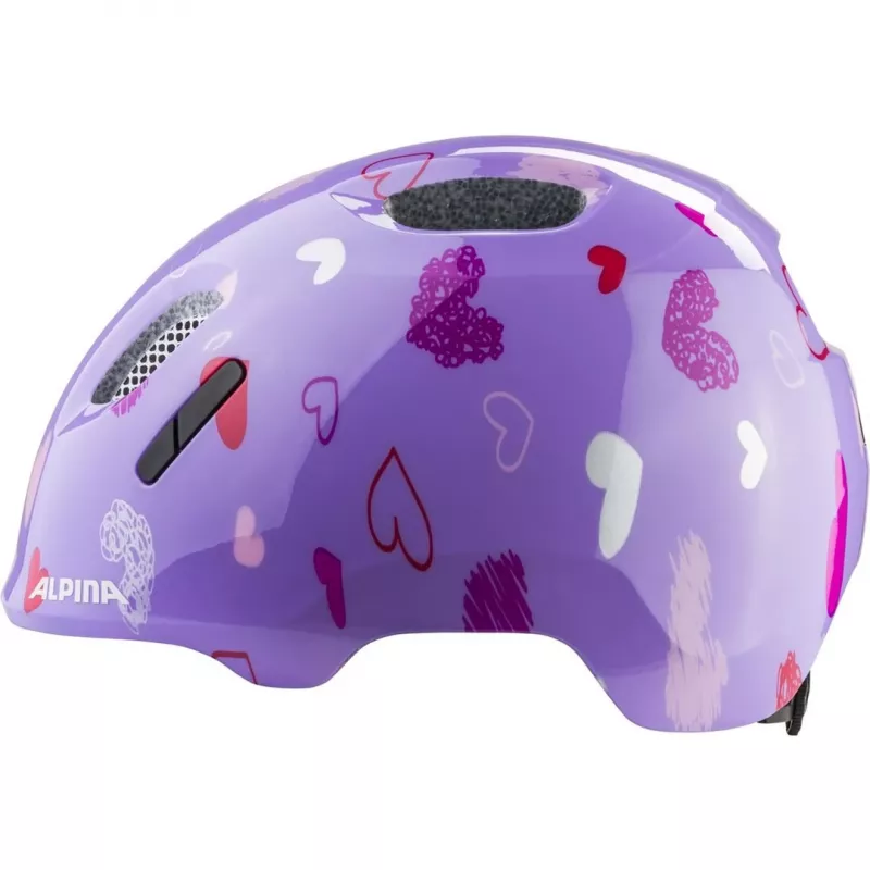 Velosipēda ķivere ALPINA XIMO 2 PURPLE HEARTS GLOSS 49-54
