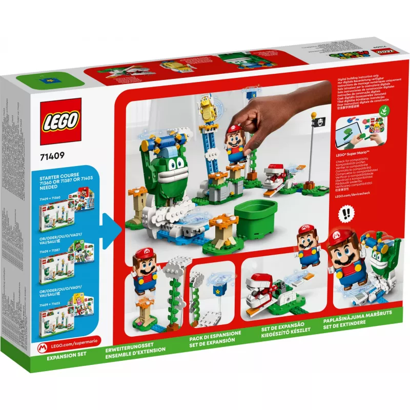 LEGO Super Mario 3 Enemy Figures 71409 — Bumeranga Brālis un Piraņas Augs
