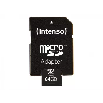 MicroSD karte Intenso 64GB MicroSDXC Class 10