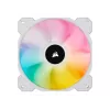 Corsair iCUE SP120 RGB ELITE Performance 120mm Baltā PWM ARGB korpusa ventilatoru trīskomplekts