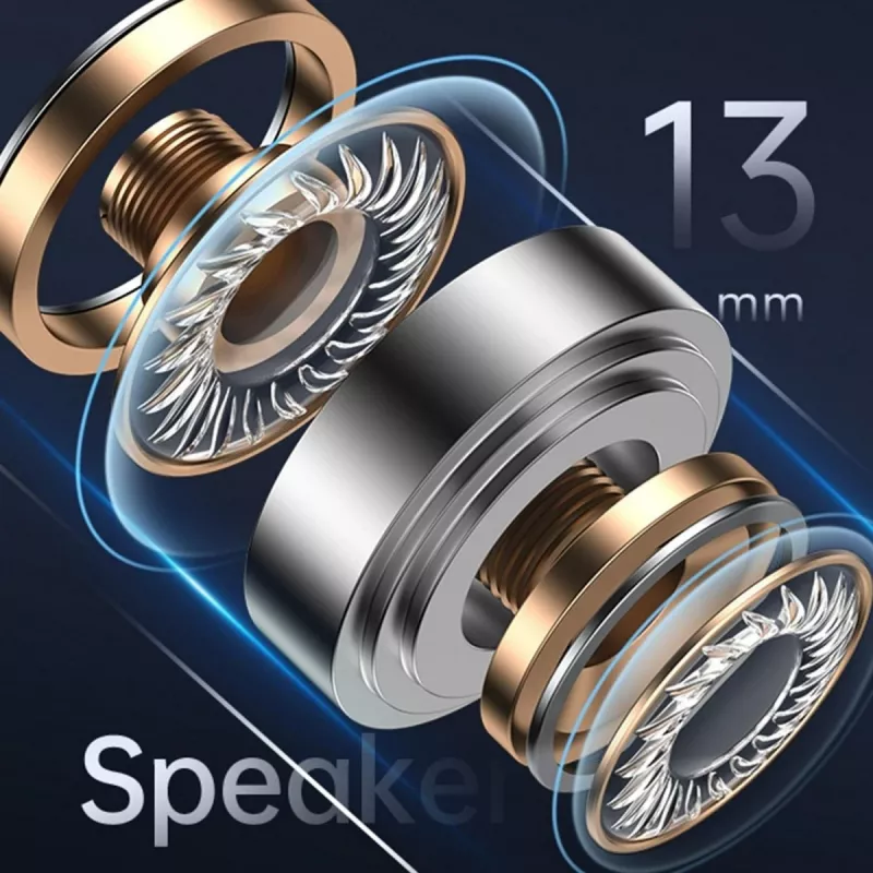 USAMS TWSXH Series Dual Mic Bezvadu Austiņas Zilā Krāsā BHUXH03