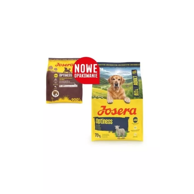 Josera Adult Optiness sausā barība suņiem vidēji lielām un lielām šķirnēm 3 kg