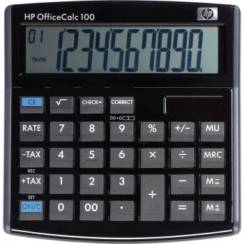 HP-OC 100 II/INT BX biroja kalkulators melns