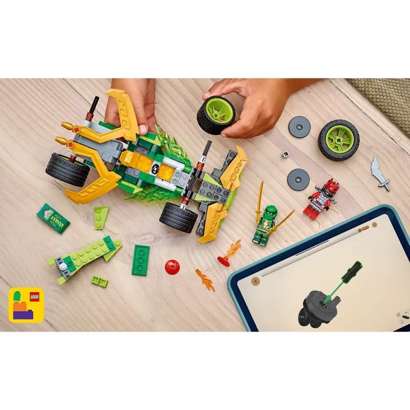 LEGO būvēšanas komplekts NINJAGO Lloyda Action Speedster 71828, 181 gabali, 2 minifigūras, vecumam 7+