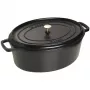 Cepešpanna Staub 40509-509-0 12 L Čuguns Melna
