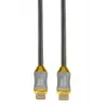 HDMI kabelis IBOX HD08 2 m, HDMI Type A vīriešu–vīriešu, HDMI 2.1, sudraba