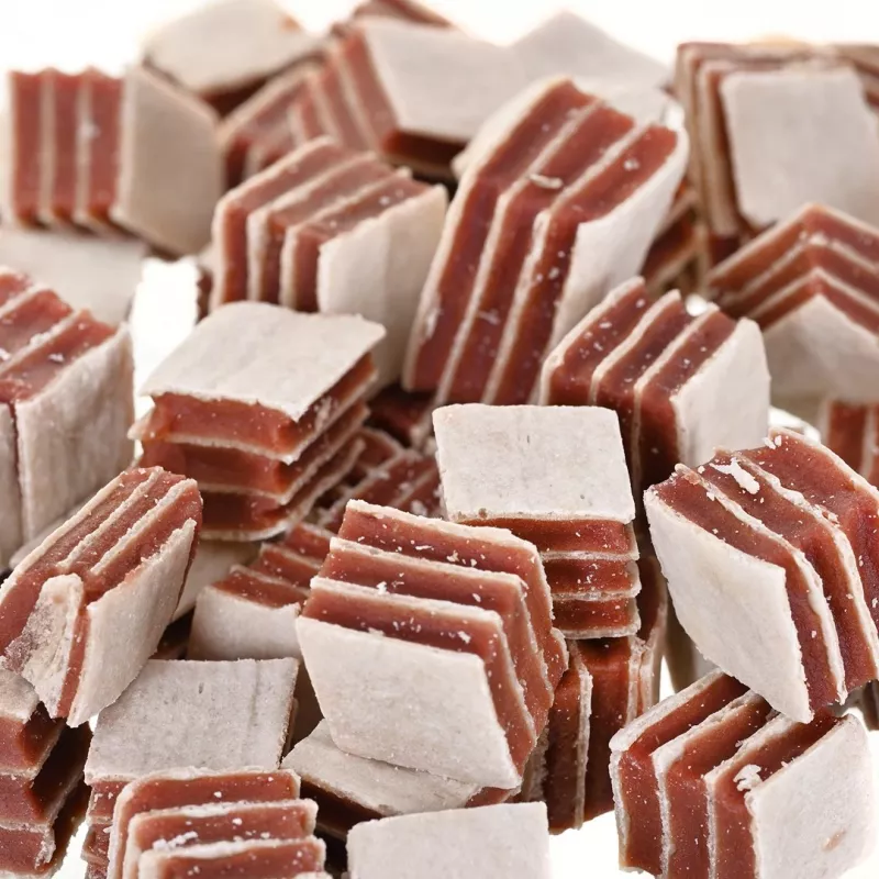 PETITTO mīkstās sviestmaizes ar jēru un zivīm - suņu gardums - 500 g