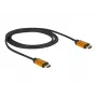 HDMI kabelis DeLOCK 85727 1m Type A vīrietis-vīrietis Melns Zelts