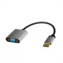 LogiLink CDA0109 Pārveidotājs DisplayPort uz VGA 0.15m Melns Pelēks