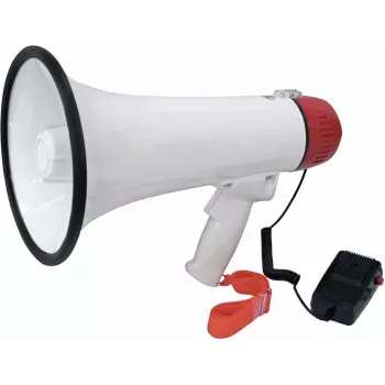 Megaons Omnitronic MP-15A 15W jauda, 1000 m darbības rādiuss, rokas skaļrunis
